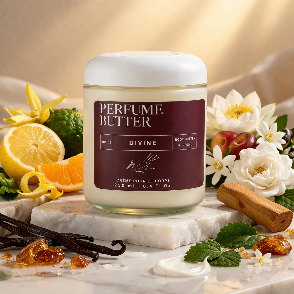 DIVINE – The Luxury Body Butter Perfume | Radiant Citrus, Floral & Warm Vanilla Scent | Elegant Fragrance for Women & Men | Perfume Butter — CB