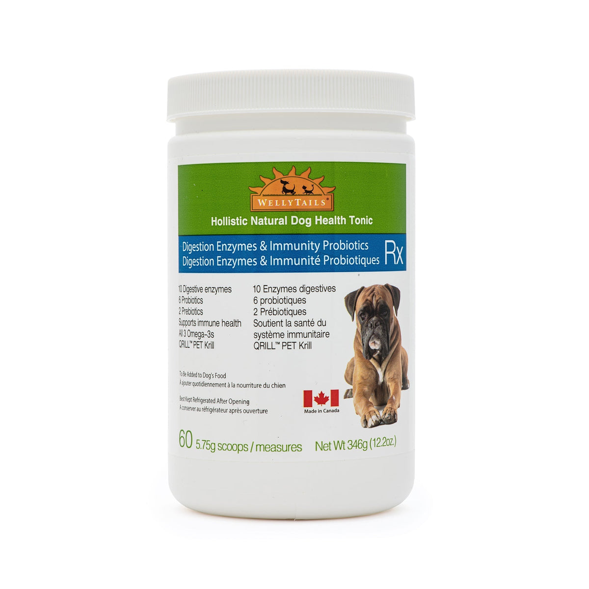 WellyTails Digestive Enzymes & Probiotics Dog ADVANCED - 454 grams - view 2