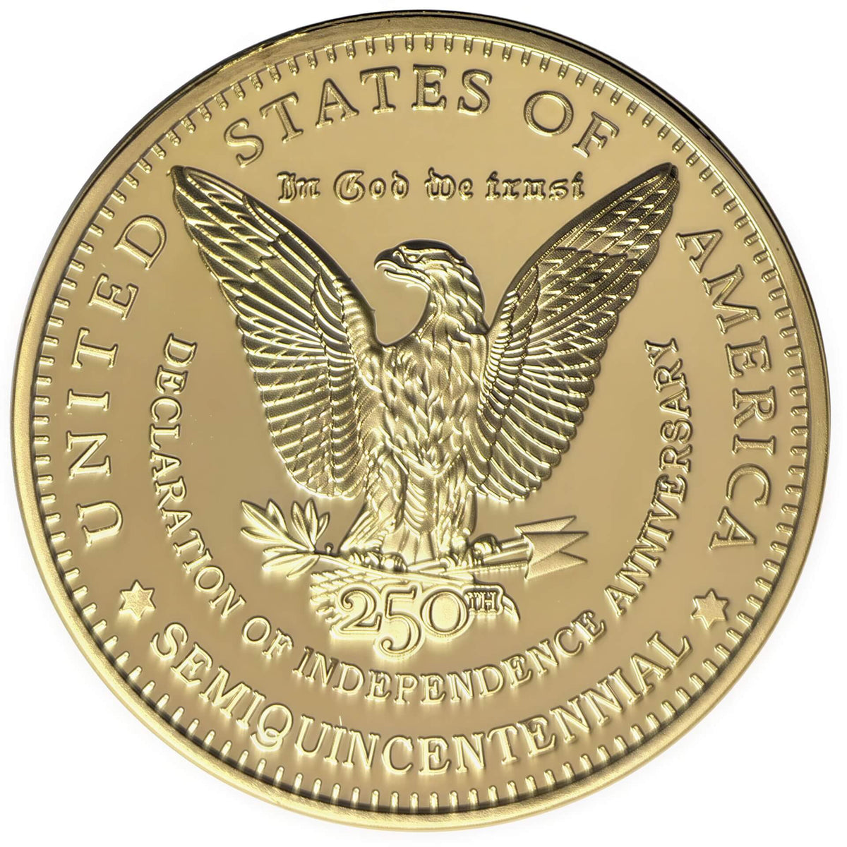 America's 250th Anniversary Morgan Dollar Golden Proof Coin - view 3