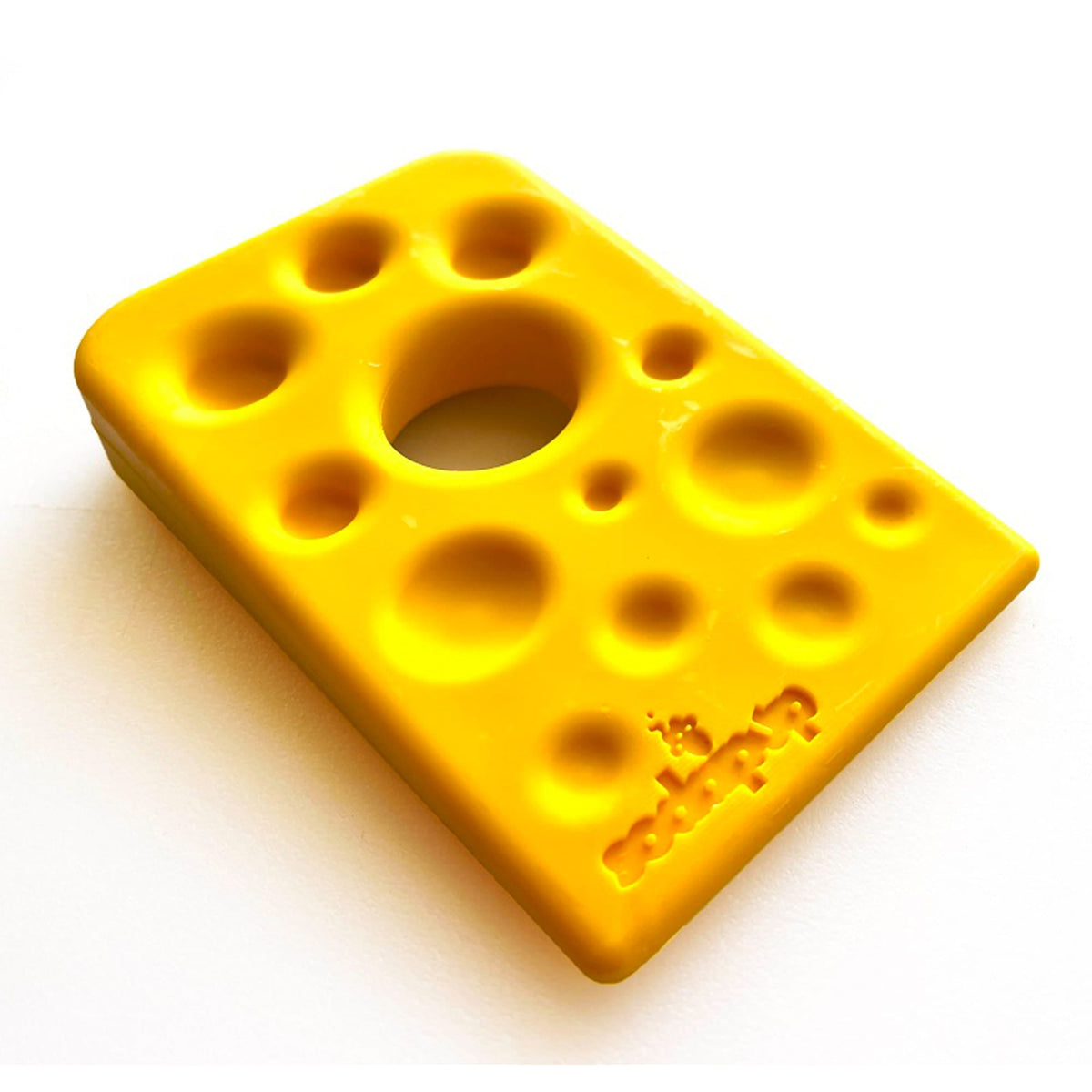 Swiss Cheese Wedge Nylon Dog Chew Toy for Aggressive Chewers - SodaPup - view 7