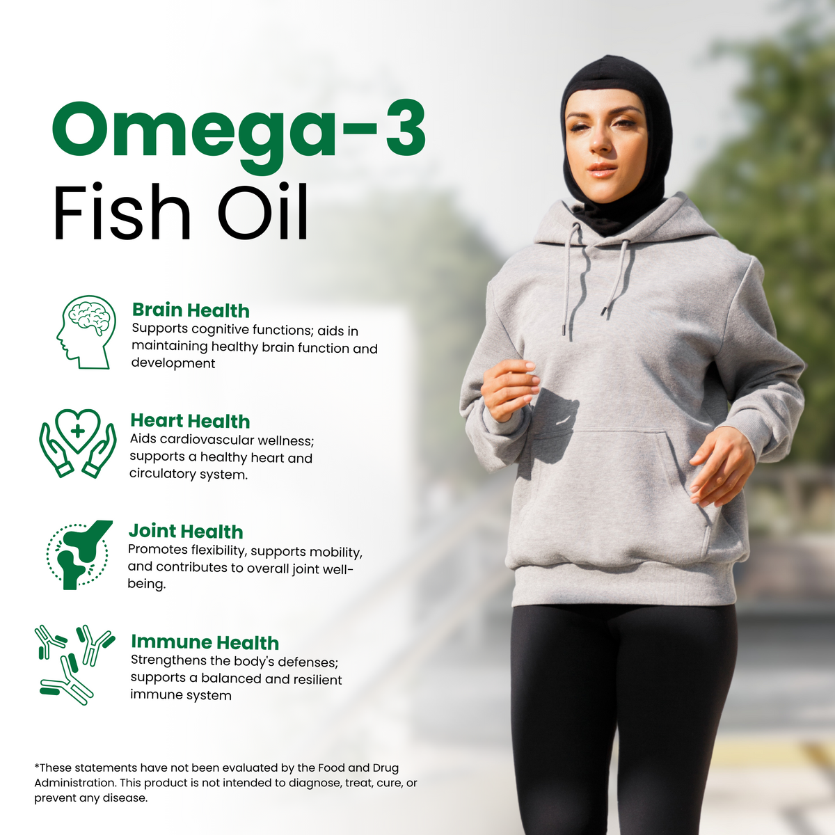 Halal Fish Oil Omega-3 (Halal Gelatin) Softgels (3Pack) - view 5