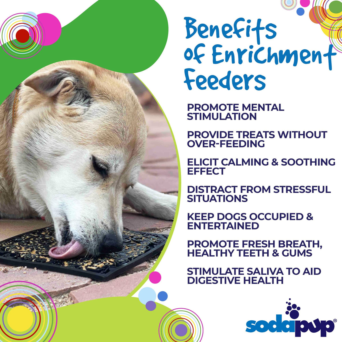 Zombie eMat - Enrichment Lick Mat for Dogs and Cats - view 6