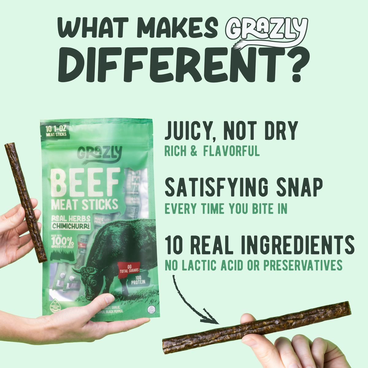 Chimichurri Beef Meat Sticks - view 2