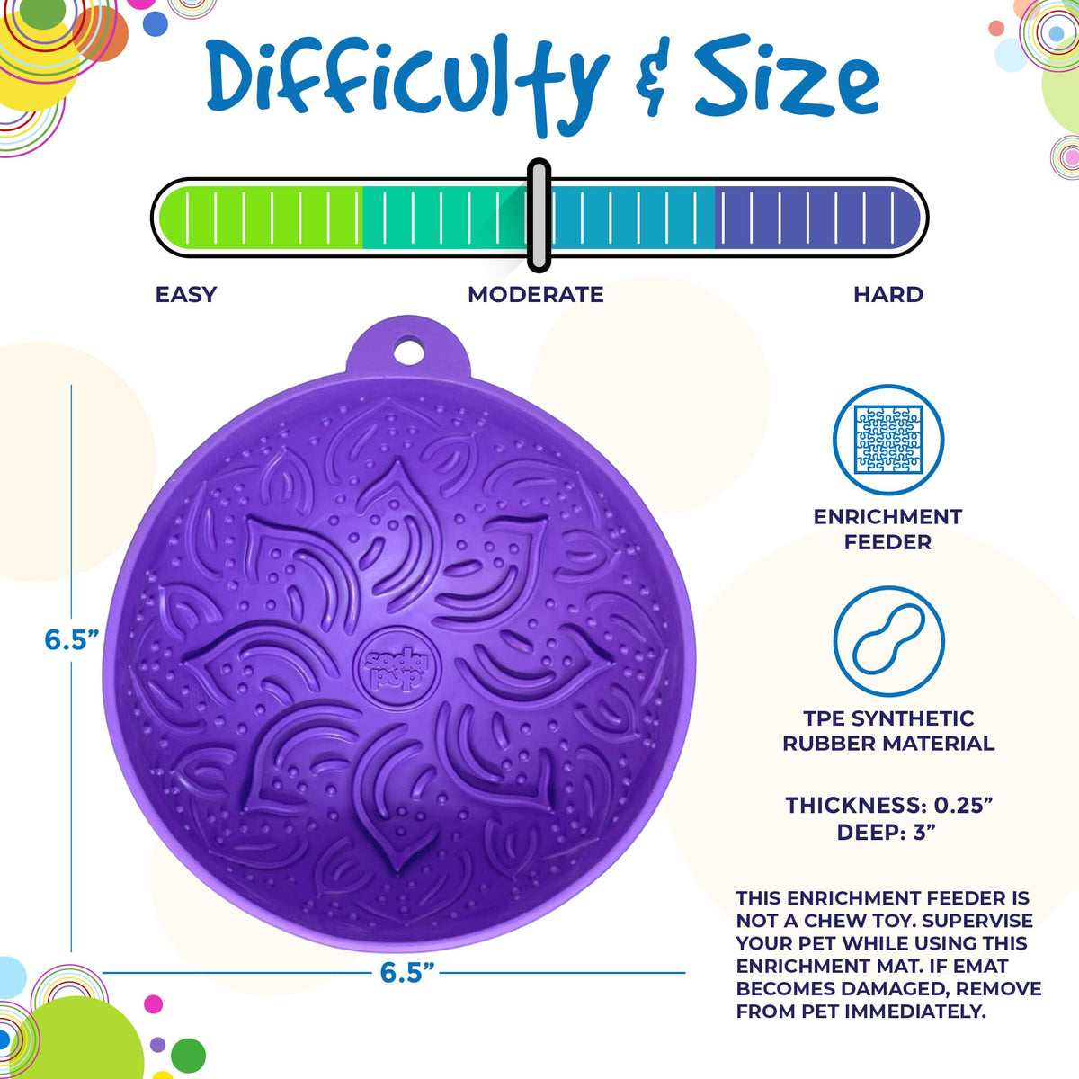 Garden of Eatin' Tipsy Bowl - Wobble Lick Mat for Dogs & Cats - view 8