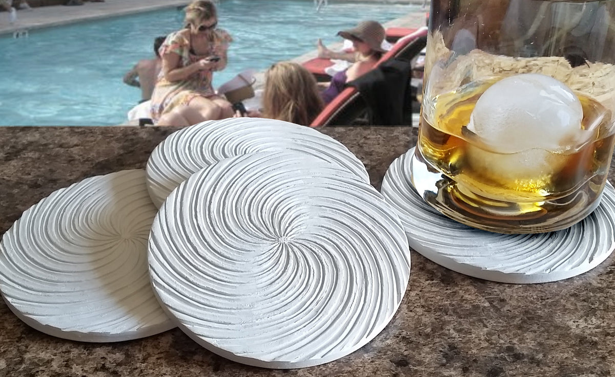 Swirl Drink Coasters - view 2