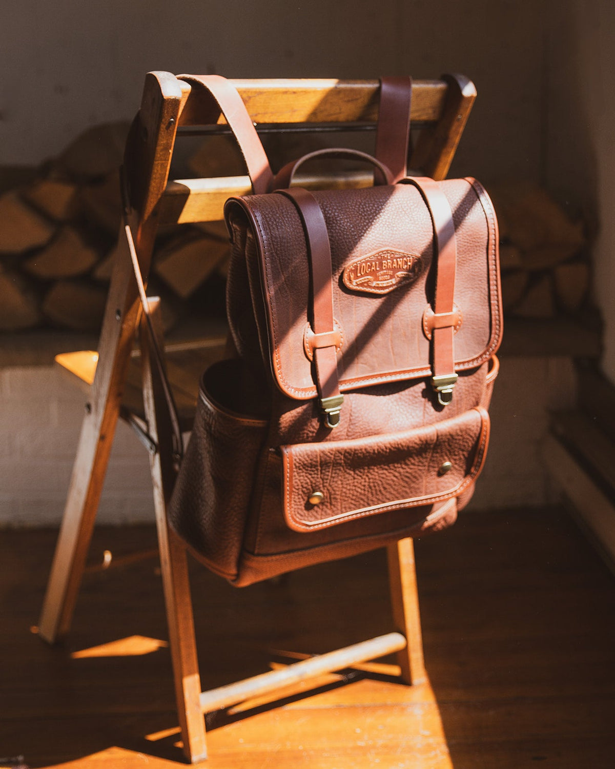 Adventurer Rucksack - USA Made - Mahogany - view 6
