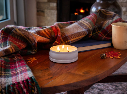 Flannel & Leaves 3-Wick Candle - view 2