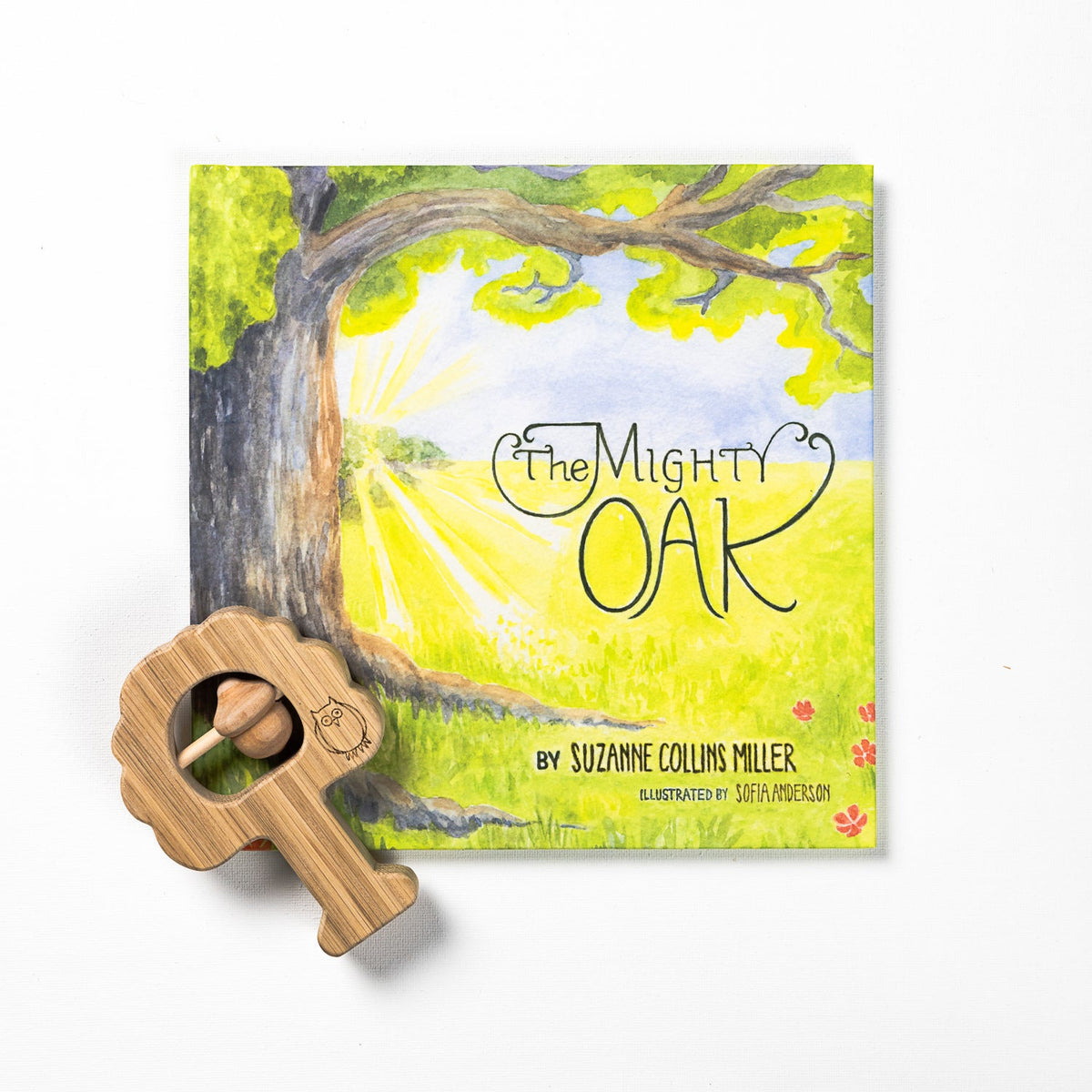 The Mighty Oak - Book & Rattle Set - Made in the USA 🇺🇸