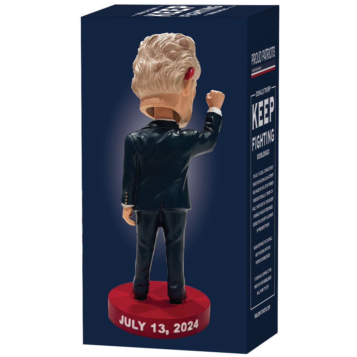 "Keep Fighting" Bobblehead - view 3