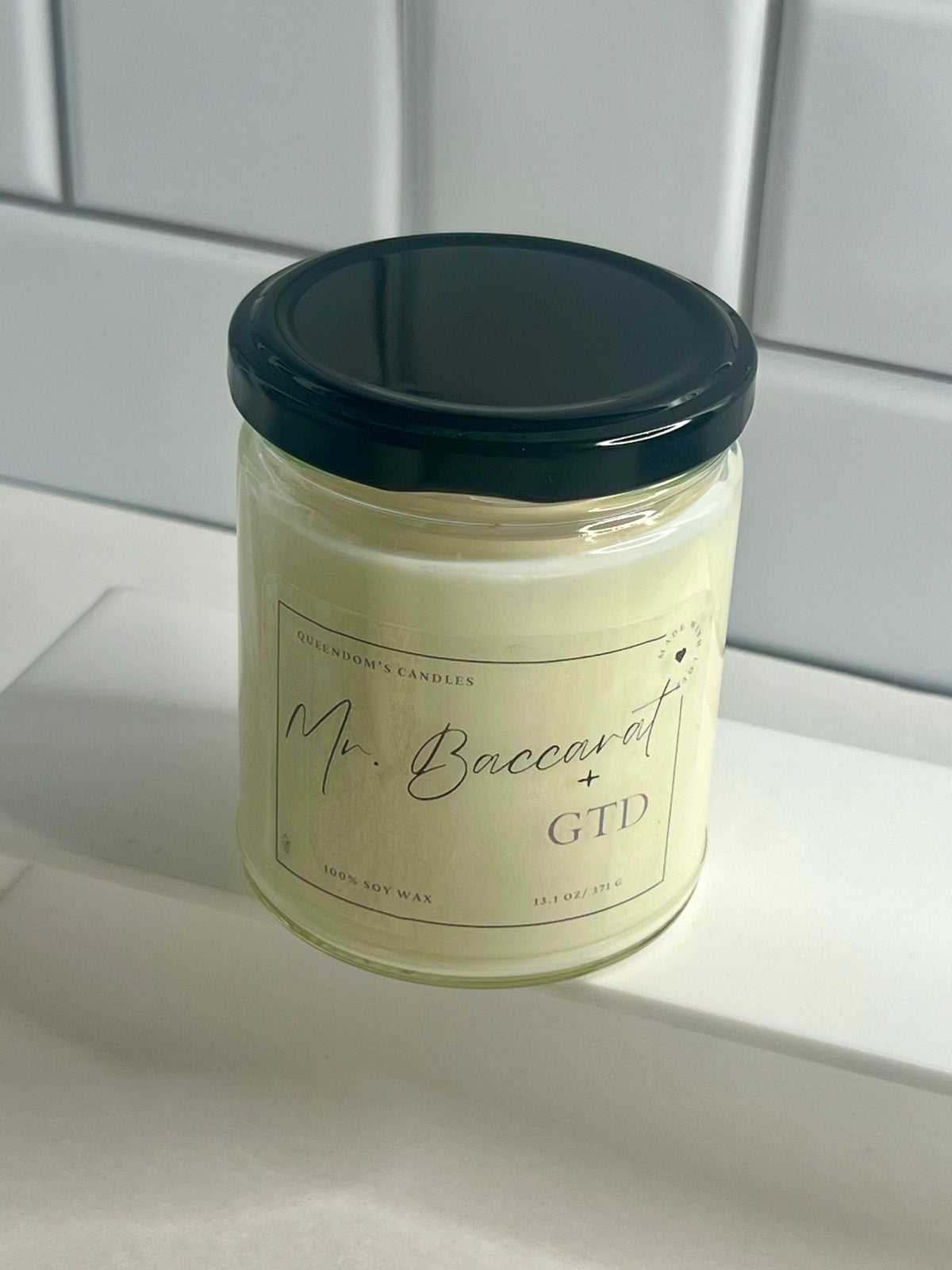 Mr. Baccarat + GTD l SOY wax l 13 OZ l Long Lasting Scent l Manly