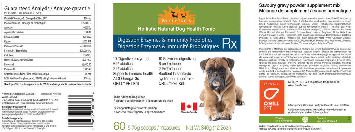 WellyTails Digestive Enzymes & Probiotics Dog ADVANCED - view 4