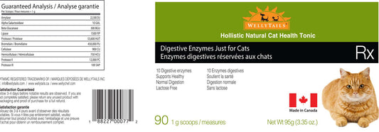 WellyTails Digestive Enzymes Just for Cats 90g - view 2