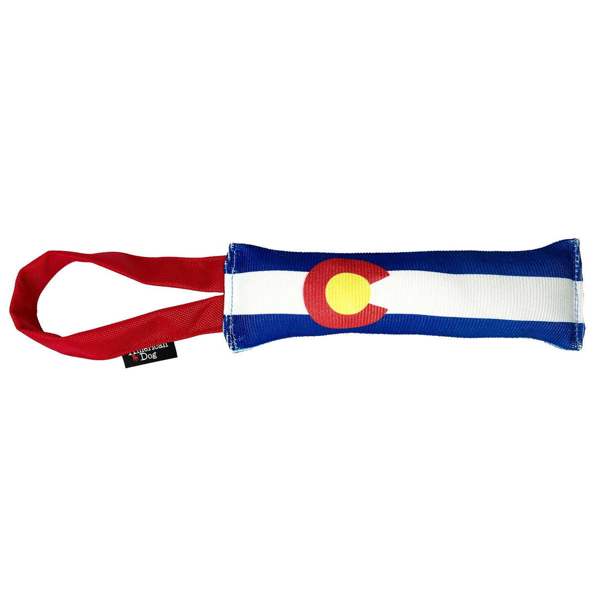 Fire Hose Dog Toy Tugs - Colorado Flag - view 3