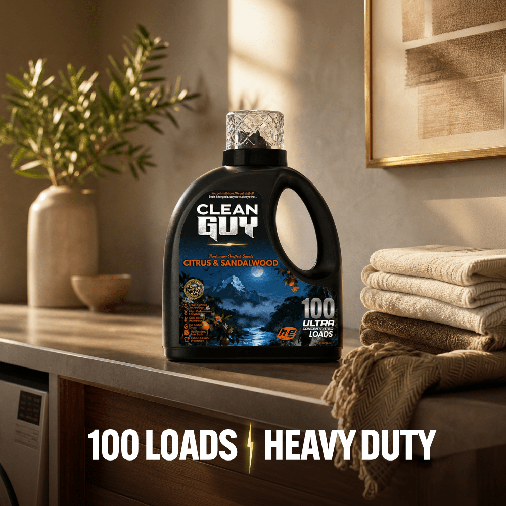 Heavy Duty Premium Laundry Detergent (100 Loads) - CITRUS & SANDALWOOD