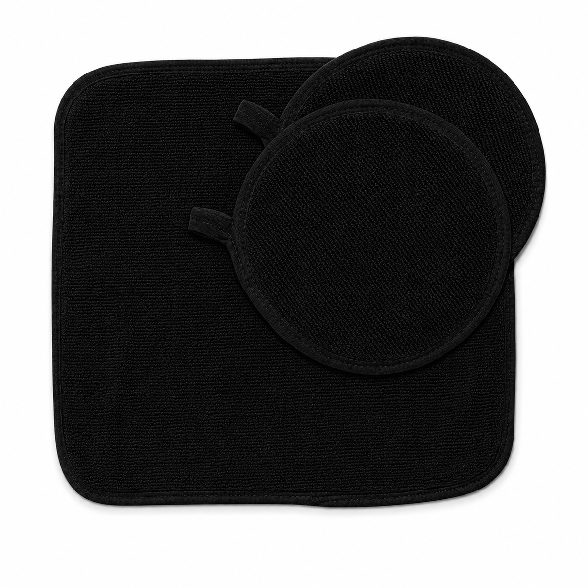 Cook & Clean Bundle 100% Cotton Dish Drying Mat 16" x 18.5", (2) 100% - Cook & Clean Bundle 100% Cotton Dish Drying Mat 16" x
