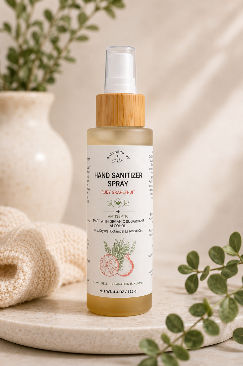 Ruby Grapefruit Natural Hand Sanitizer Spray - 70% Ethyl Alcohol - view 2