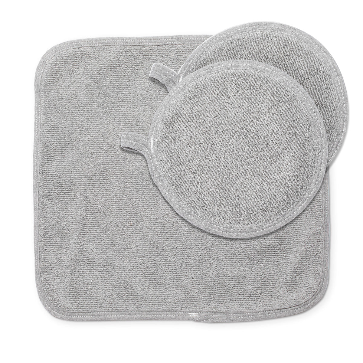 Cook & Clean Bundle 100% Cotton Dish Drying Mat 16" x 18.5", (2) 100% - Cook & Clean Bundle 100% Cotton Dish Drying Mat 16" x