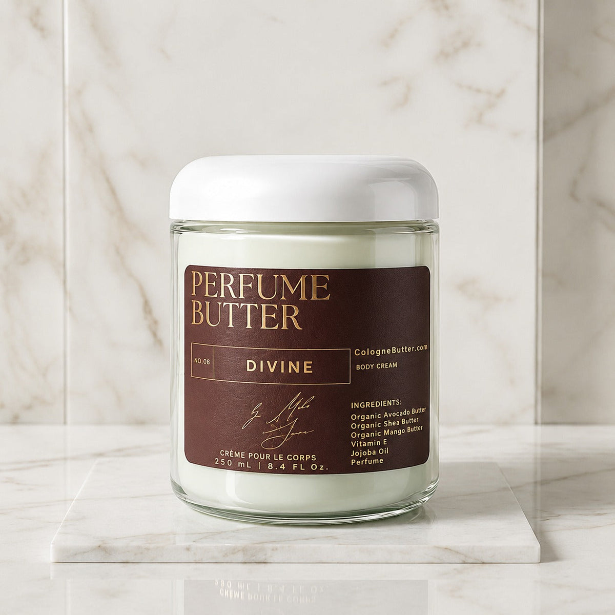 DIVINE – The Luxury Body Butter Perfume | Radiant Citrus, Floral & Warm Vanilla Scent | Elegant Fragrance for Women & Men | Perfume Butter — CB