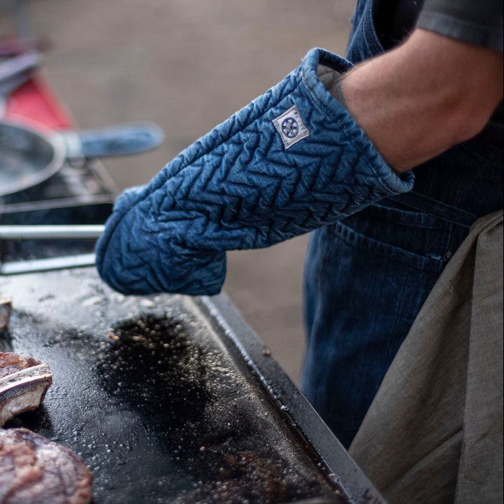 EL HERRINGBONE OVEN MITT (LARGE) - Medium Vintage - view 3