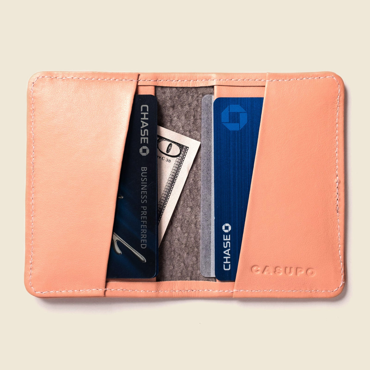 Compact Bifold with RFID Protection - Soft Pink — CASUPO
