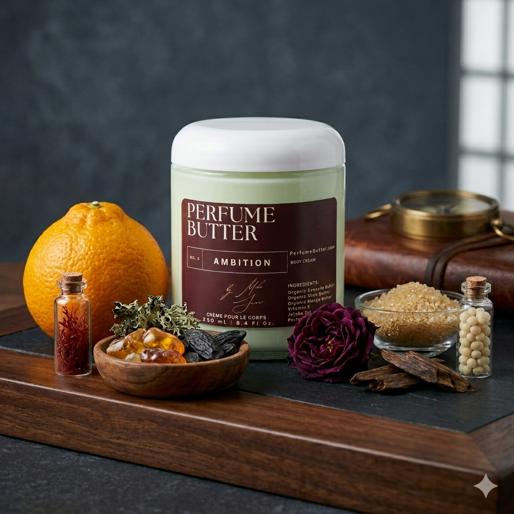 AMBITION – The Luxury Body Butter Perfume | Long-Lasting Fragrance Moisturizing Scent | Smooth Hydrating Skin Perfume | Premium Daily Wear | Perfume Butter — CB