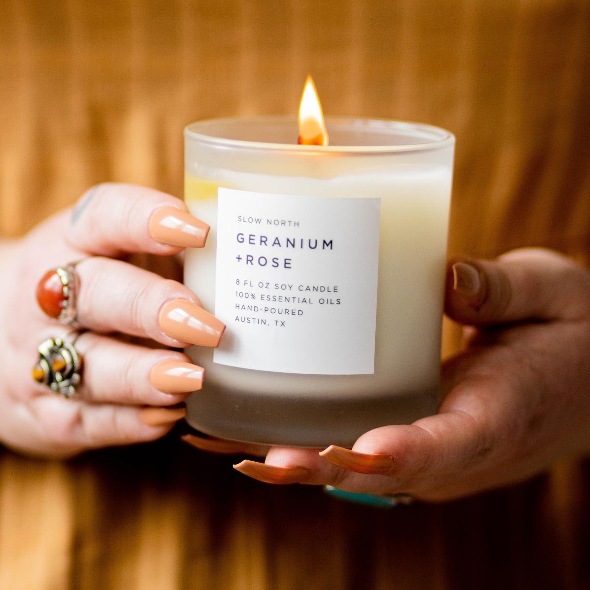 Geranium + Rose - Signature Candle - view 5