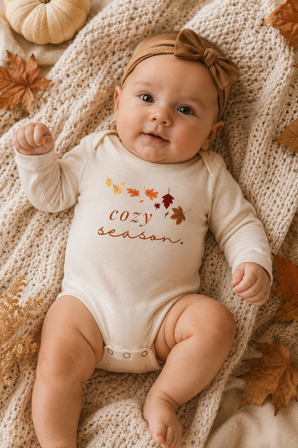 Cozy Season Organic Bodysuit Long Sleeve - view 3