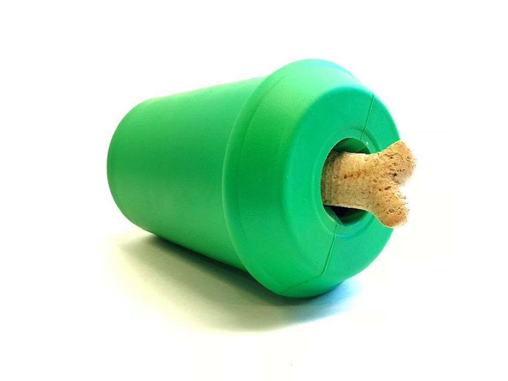 Coffee Cup Rubber Dog Chew Toy for Power Chewers - Treat Dispenser - view 6
