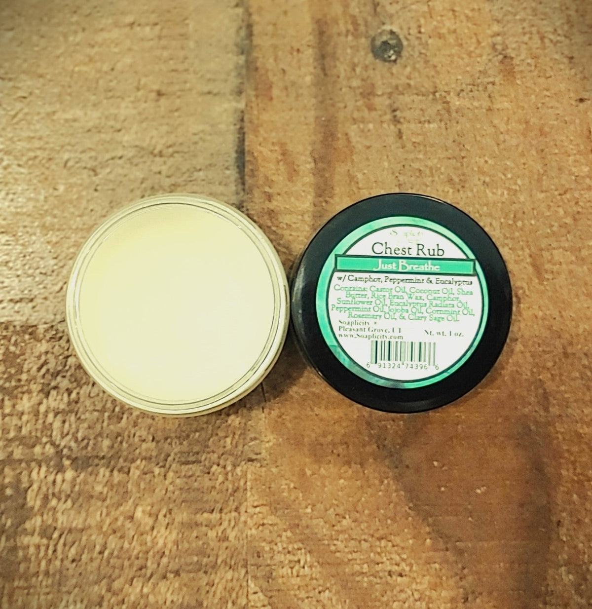 Just Breathe Chest Rub with Camphor & Eucalyptus Radiata - view 5