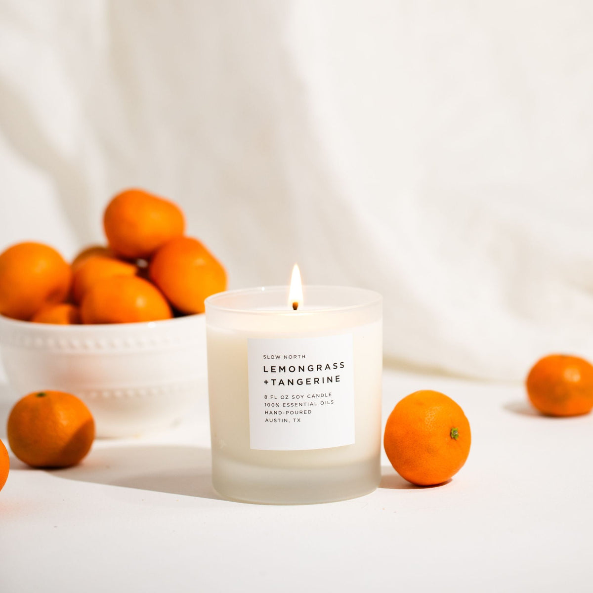 Lemongrass + Tangerine - Signature Candle - view 4