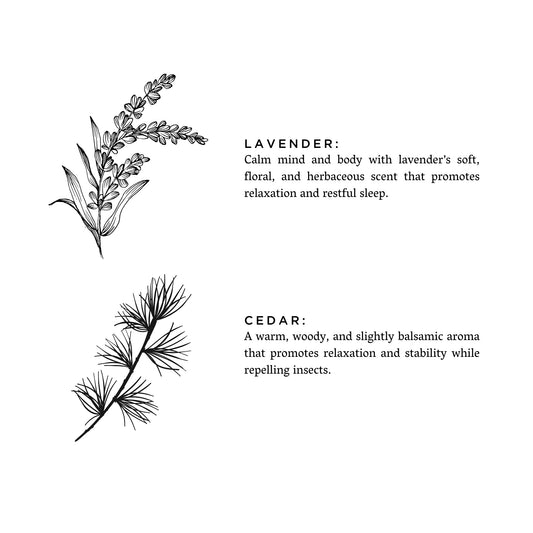 Lavender + Cedar - view 2