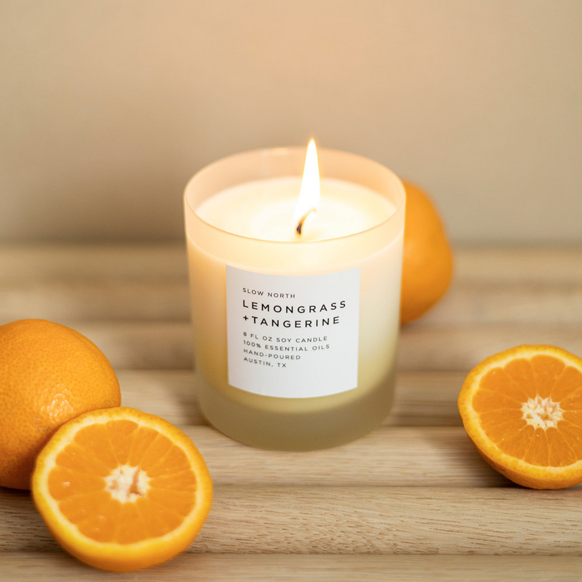 Lemongrass + Tangerine - Signature Candle - view 5