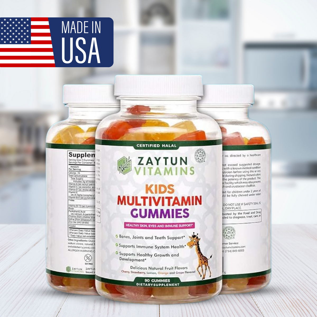 Halal Kids Multivitamin Gummies (3Pack) - view 7