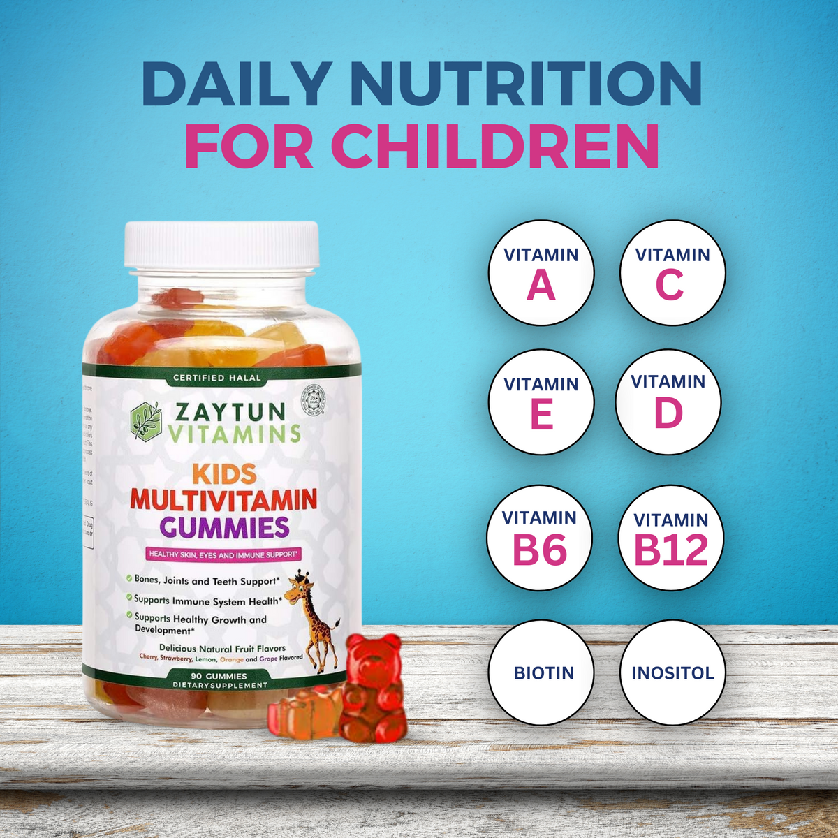 Halal Kids Multivitamin Gummies (3Pack) - view 5