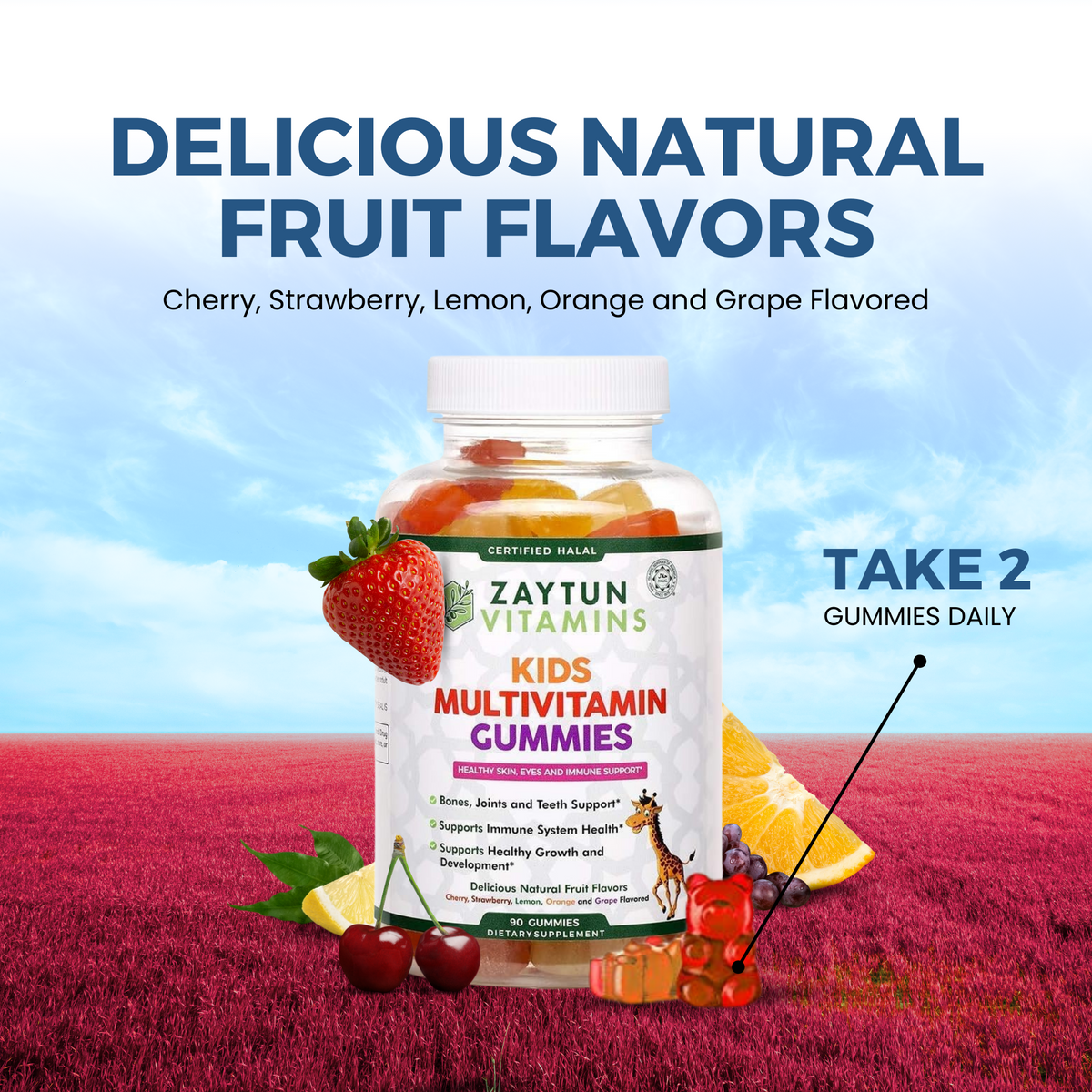 Halal Kids Multivitamin Gummies (3Pack) - view 6