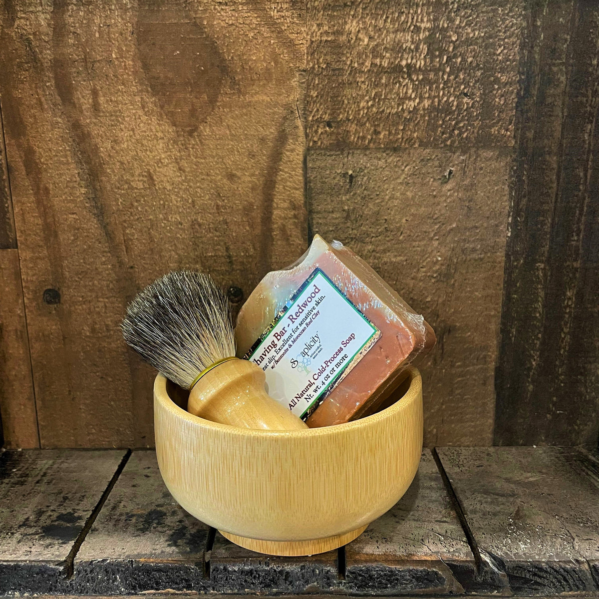 Men's Shaving Sets in Bamboo - view 3