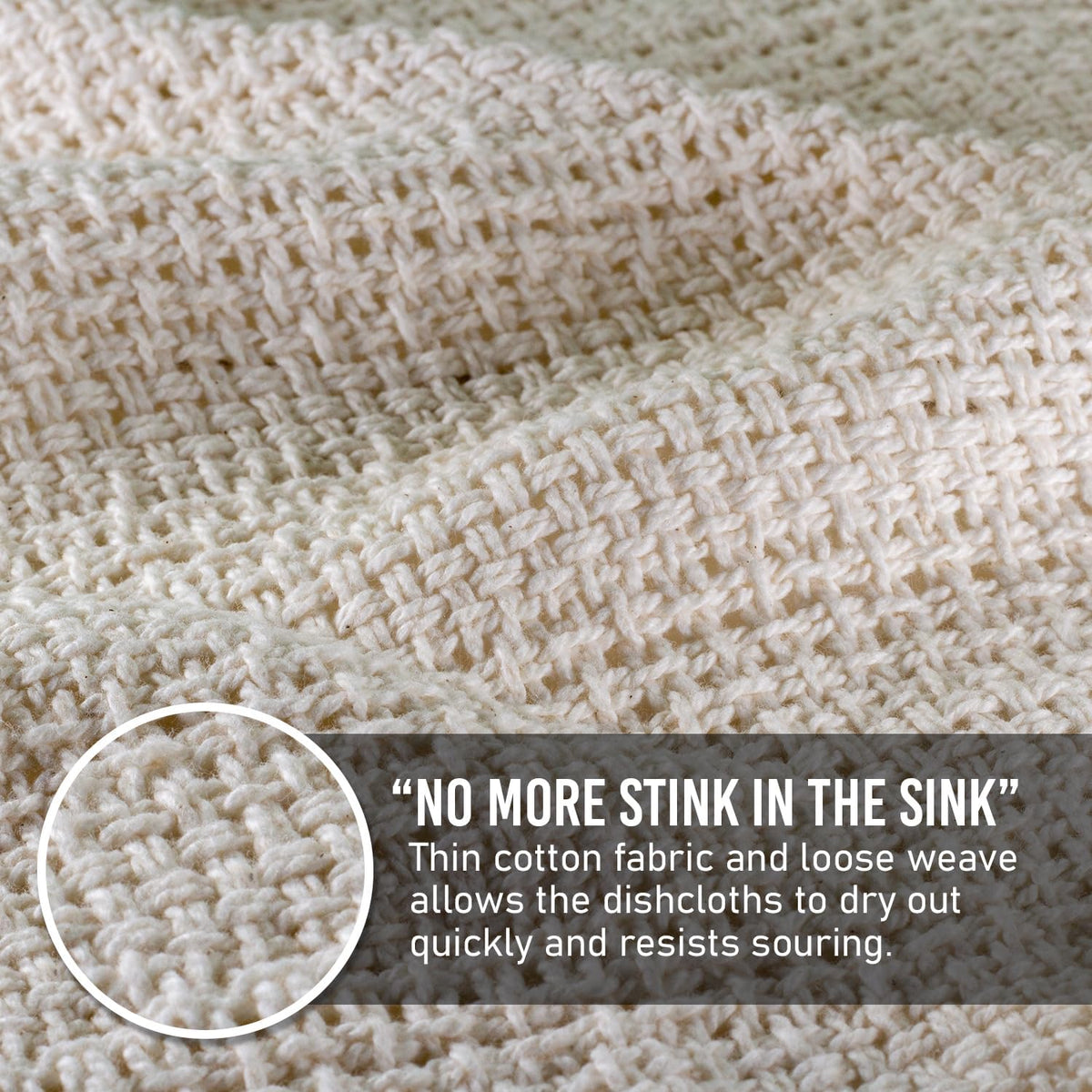 100% Cotton Dishcloths 11" x 11" - view 4