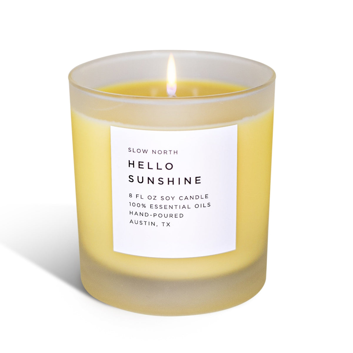 Hello Sunshine - Signature Candle (Grapefruit + Geranium + Lime) - view 3