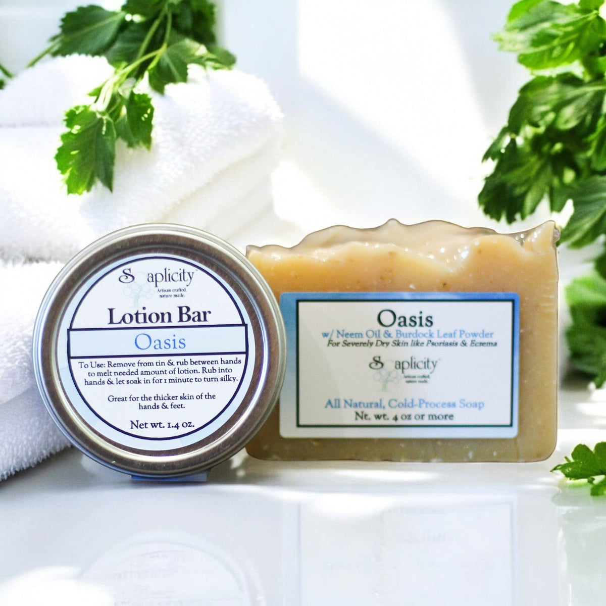 Oasis Bundles for Severely Dry Skin - Oasis Soap & Lotion Bar - view 2