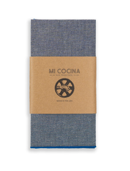 CHAMBRAY NAPKIN The Puerto Rico Collection - Boriqua Blue - view 8