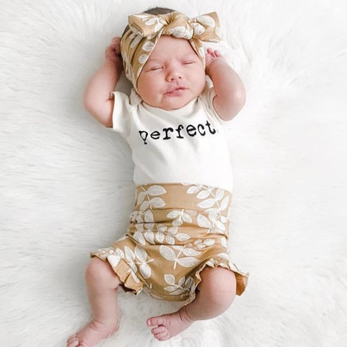 Perfect Organic Cotton Baby Bodysuit - view 5