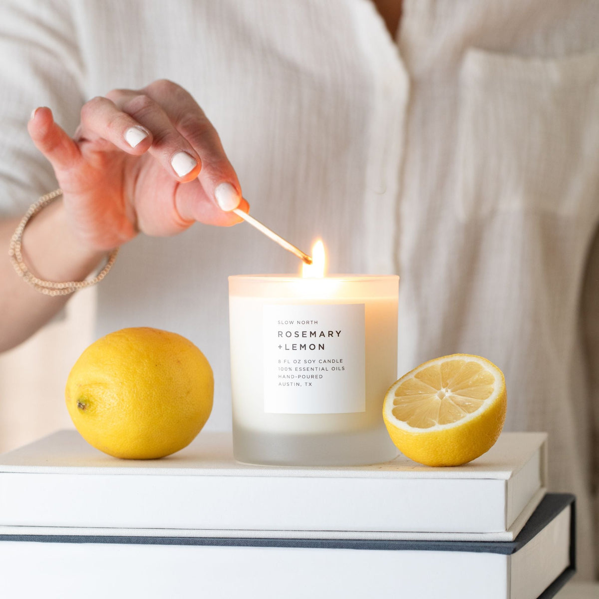 Rosemary + Lemon - Signature Candle - view 3