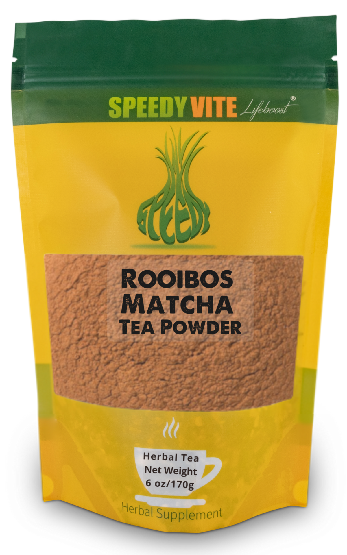 Rooibos Matcha Tea Powder 6oz - Organic ingredient - SpeedyVite - 1x 6oz Matcha Tea Powder