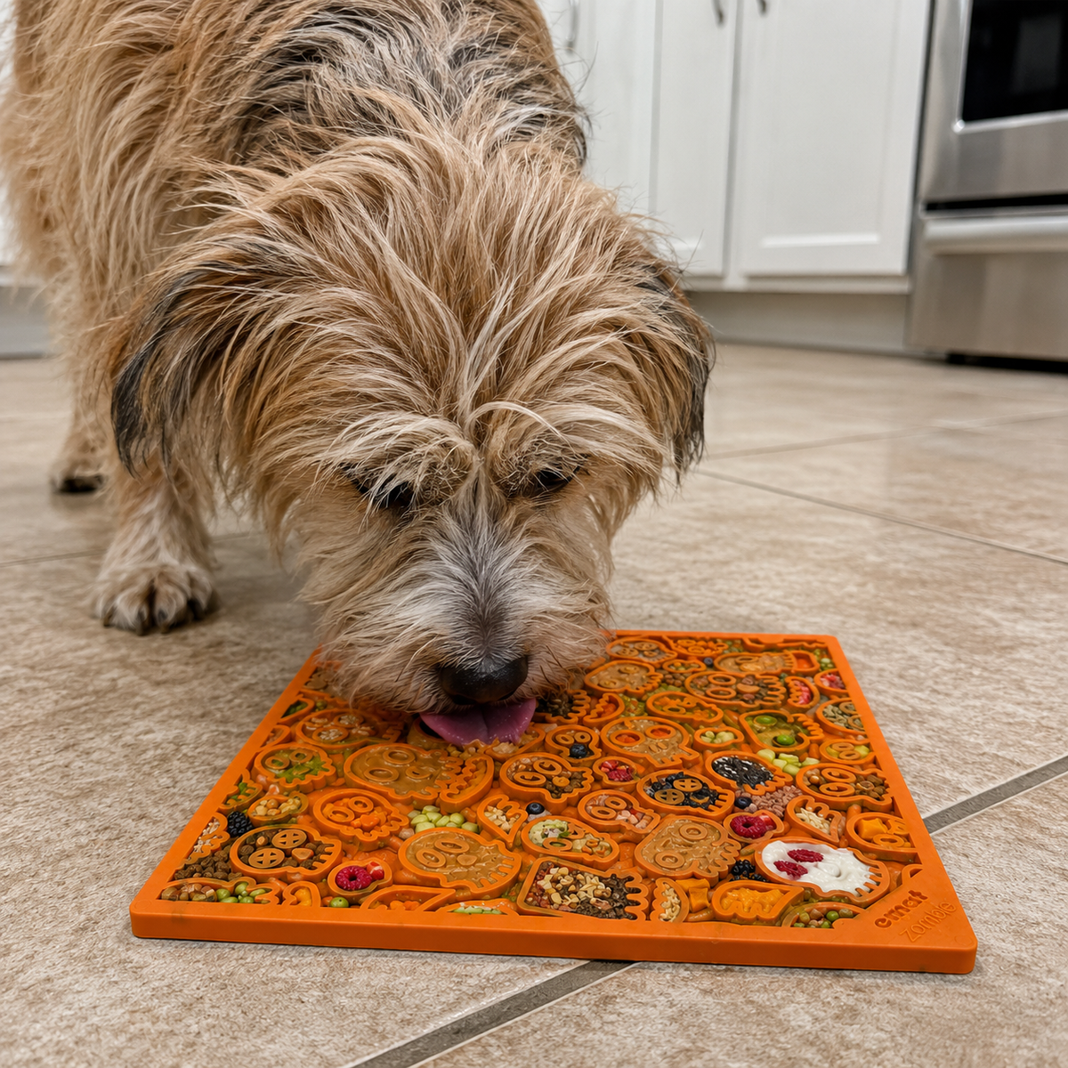 Zombie eMat - Enrichment Lick Mat for Dogs and Cats - view 4