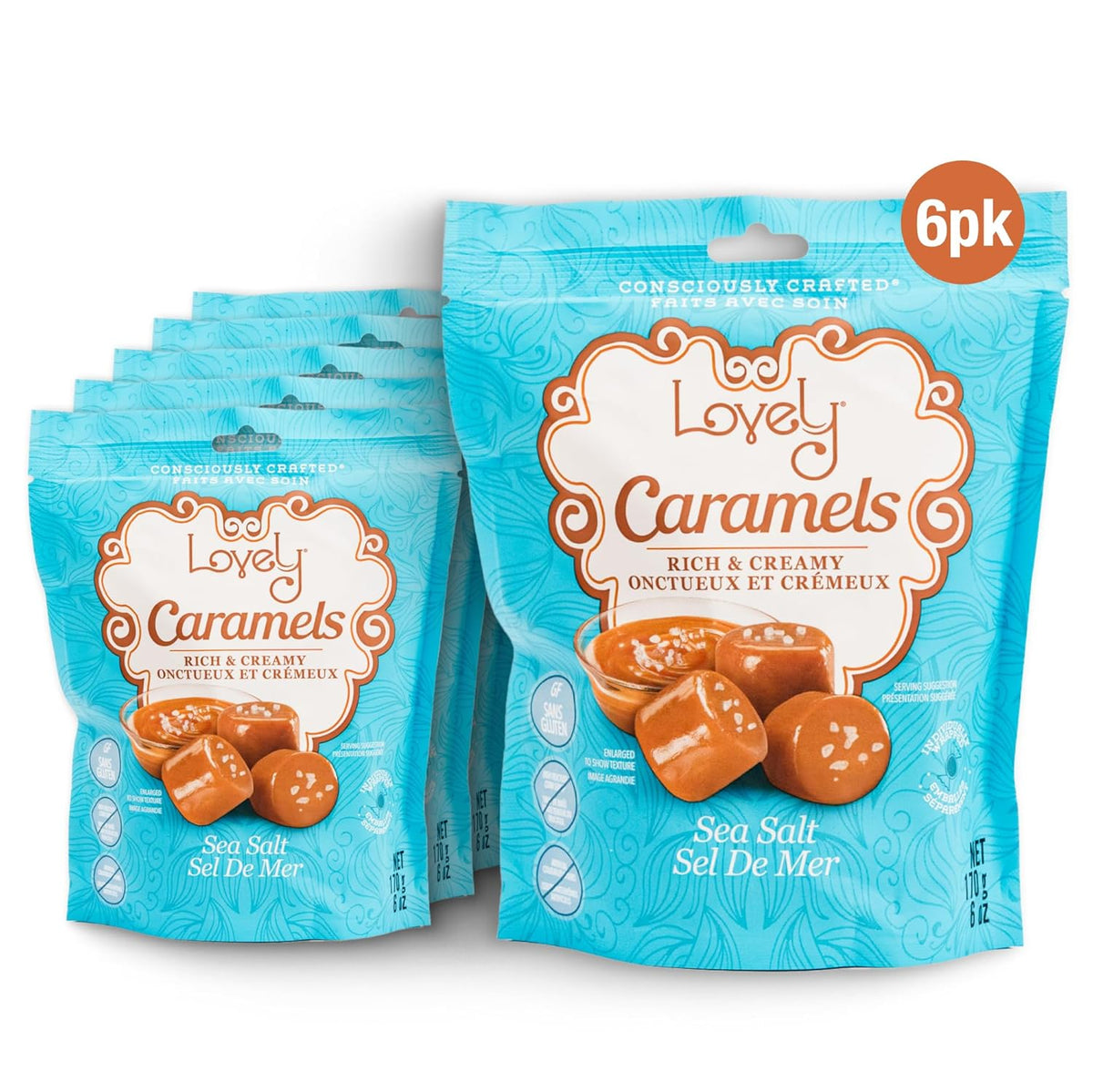 Sea Salt Caramels - 6-Pack (6oz) - view 8