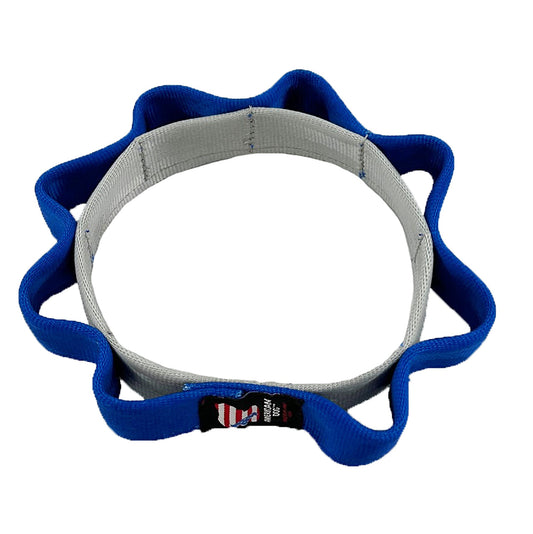 Seatbelt 2 Tone Sprocket Tug Flyer - Blue/Silver - view 2
