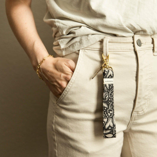 Wristlet Keychain - Mystical Mushroom - view 2