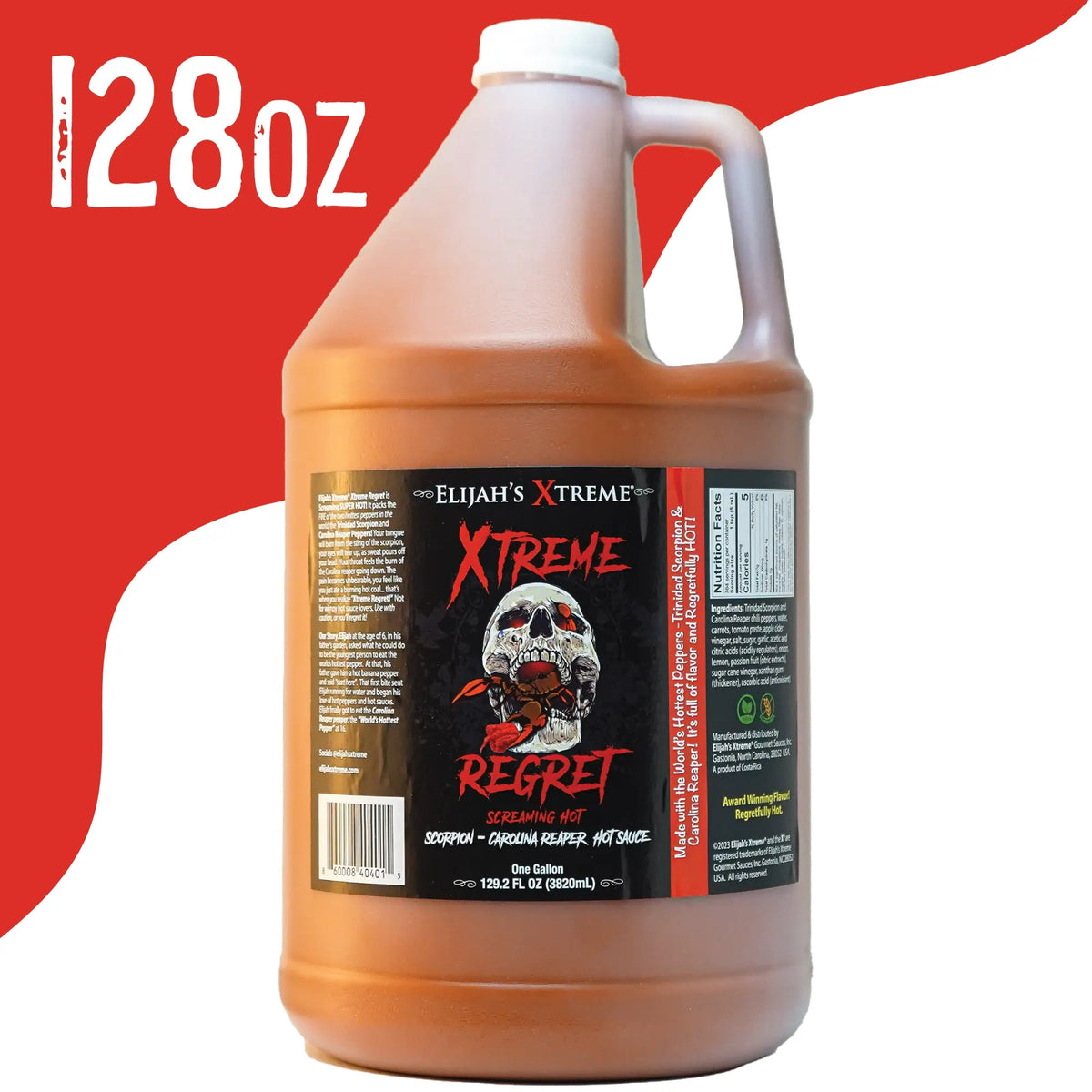 Xtreme Regret Hot Sauce Gallon (128oz) - view 2