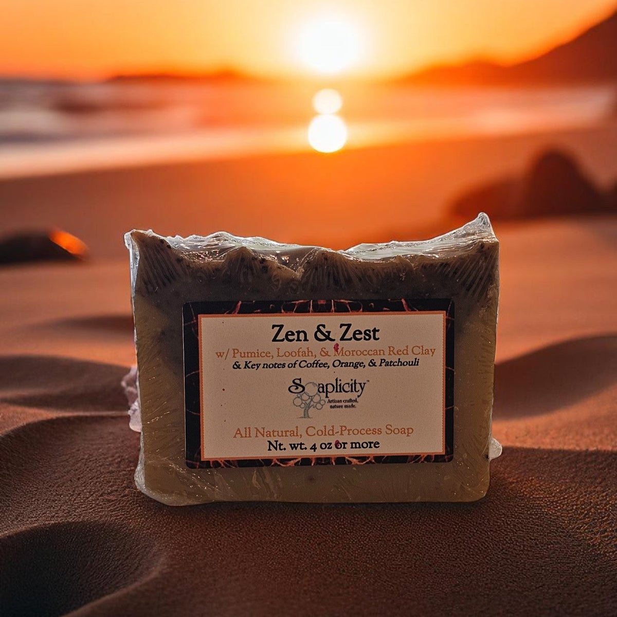 Zen & Zest Exfoliating Soap Bar - view 3