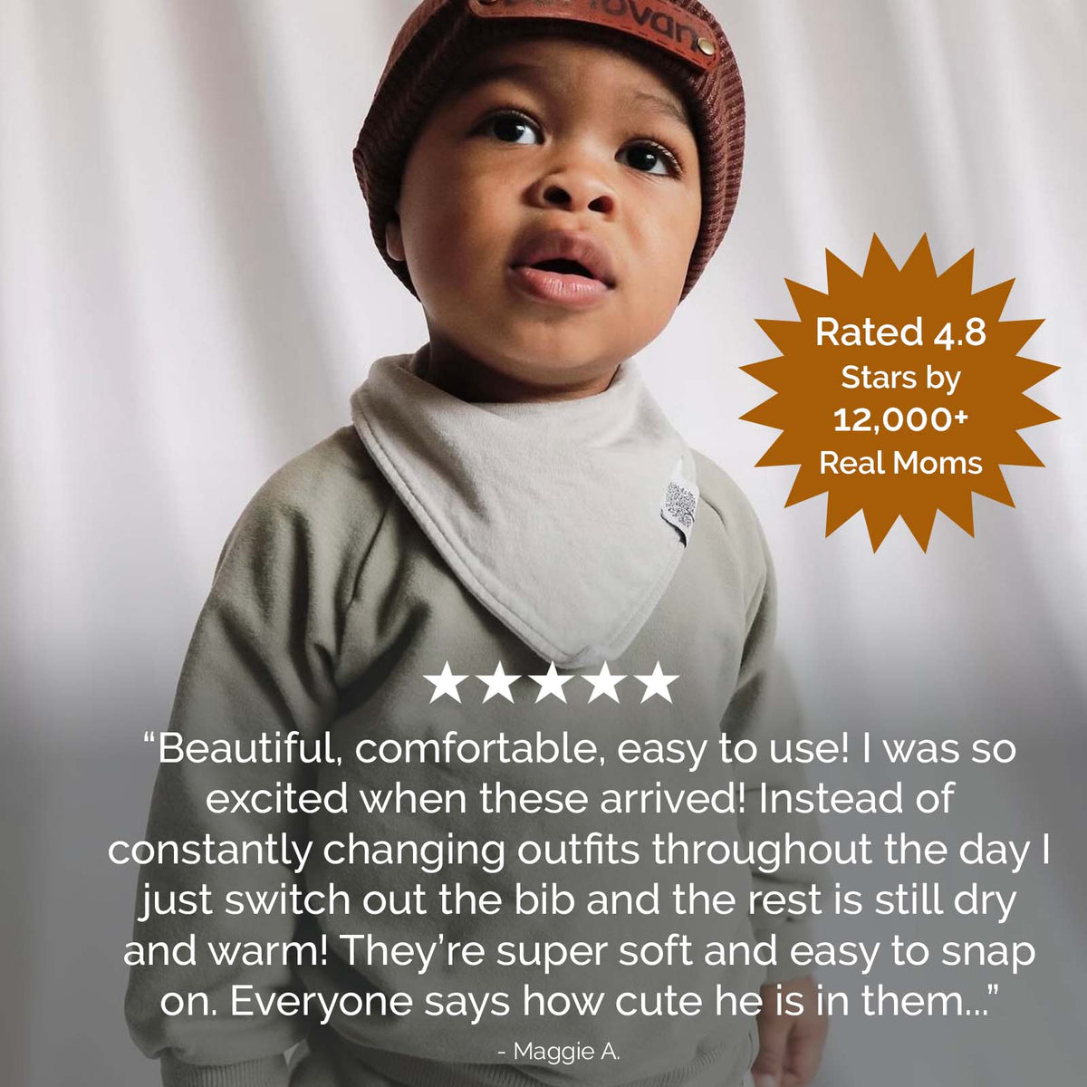 Clay Bandana Bib Set (8 pack) — Parker Baby Co.